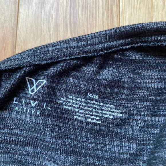 Lane Bryant | Livi Active Grey High Low Maxi Skirt with Pockets - Picture 3 of 4